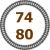Punčocháče elast.vel.74-80