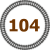 Trička dívčí kr.rukáv vel.104