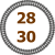 Dětské ponožky, bota 28-30