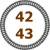 Ponožky, bota 42-43