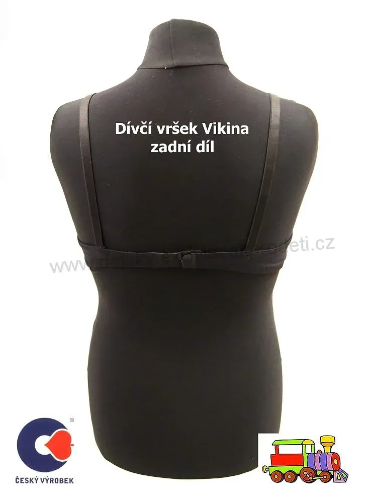 Dívčí podprsenka, lambáda, vršek Vikina černá vel.164 (skutečná 152-158)