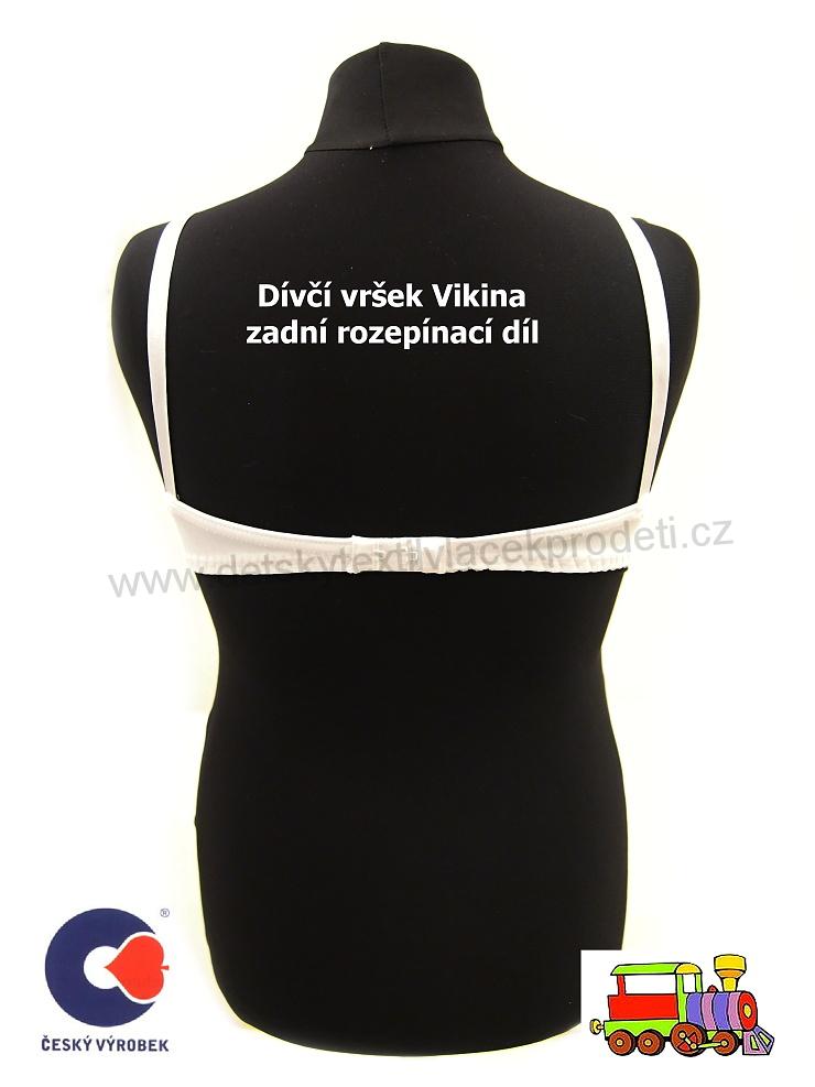 Dívčí podprsenka, lambáda, vršek Vikina bílá vel.164 (skutečná 152-158)