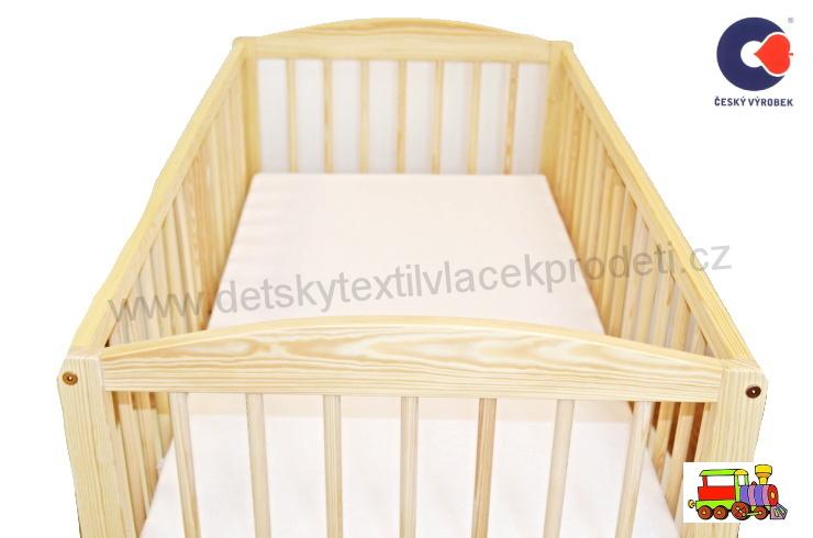 Bavlněné mako prostěradlo do postýlky barva Tmavě modrá 60x120cm