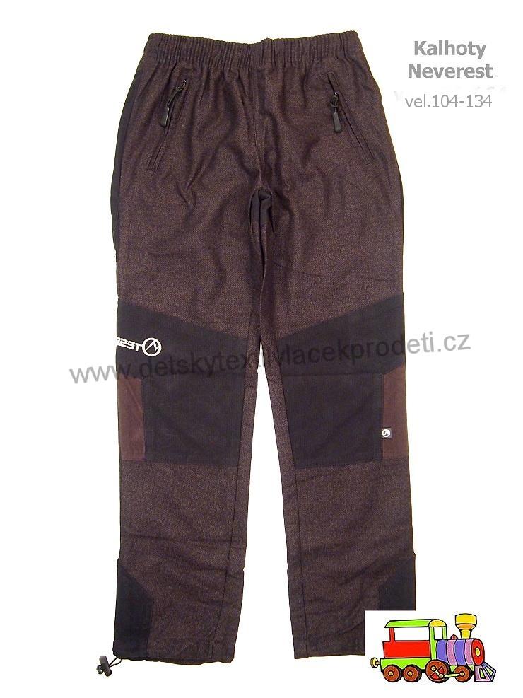 Kalhoty sportovní Neverest F-920Cc hnědé vel.116