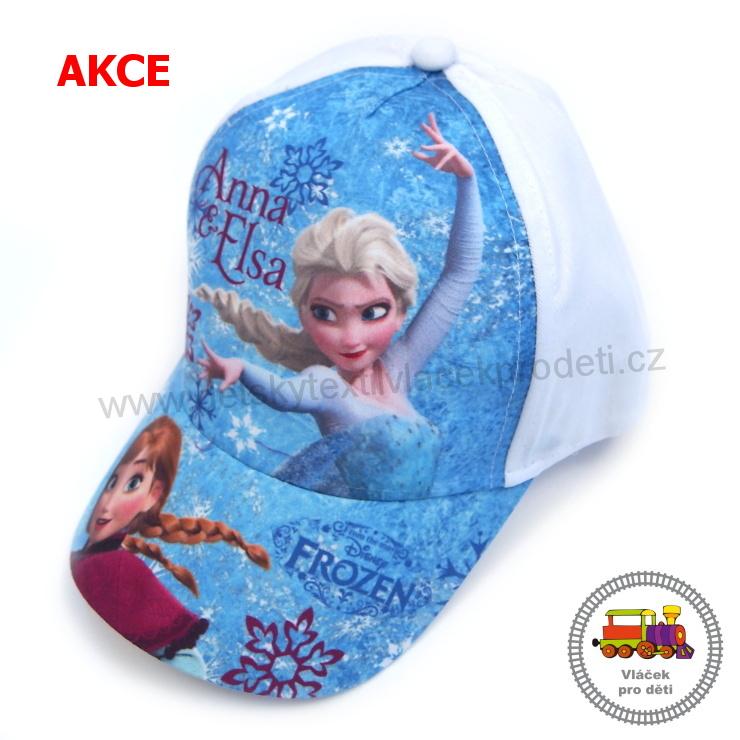 AKCE-kšiltovka dívčí Frozen-Ledové království-Elsa EP4032 bílá /č.85/ vel.52