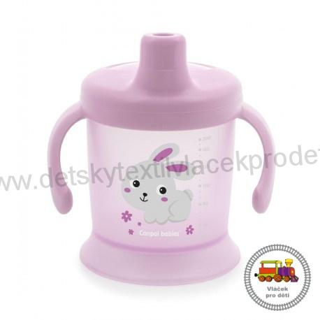 Nevylévací hrníček Bunny and company z kolekce Haberman růžový 31/300