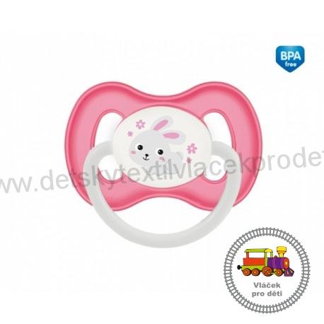 Šidítko 6-18m silikonové symetrické Little Cutie 23/266 modré