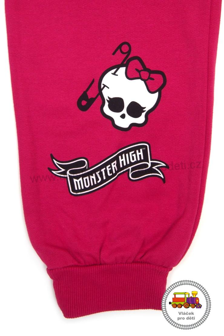 Dívčí tepláky MONSTER HIGH 990-364 růžové vel.122