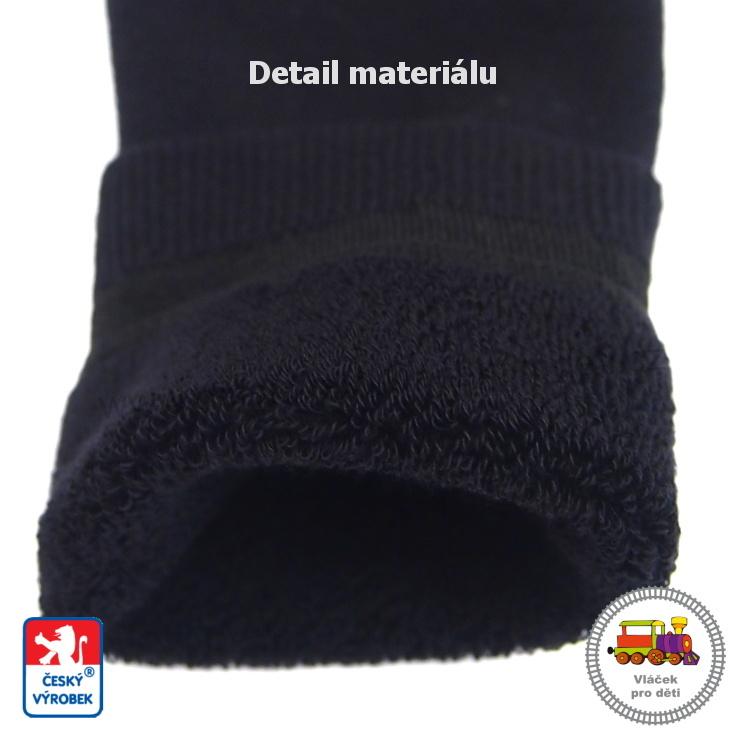 Punčocháče/kamaše/spodky termo černé bez šlapky vel.110-116