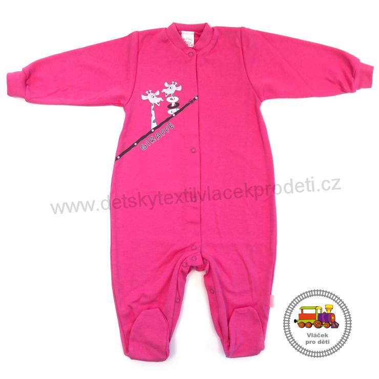 Kojenecký overal Amaro SB 660 tmavší růžová vel.86