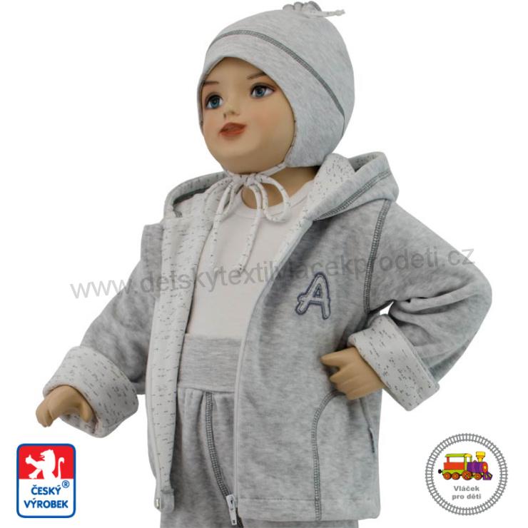 Dětská jarní bunda Adam šedá vel.80