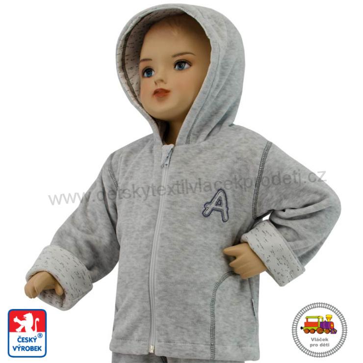 Dětská jarní bunda Adam šedá vel.80