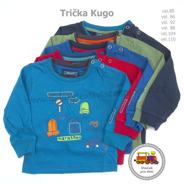 Tričko chlapecké Kugo R505 středně modré vel. 80