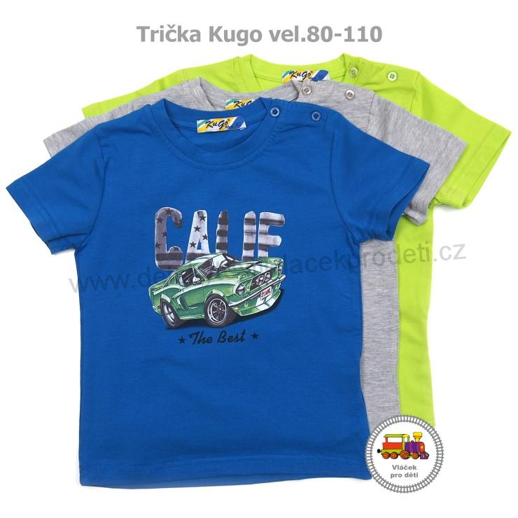Tričko chlapecké Kugo S3100 modré vel. 80