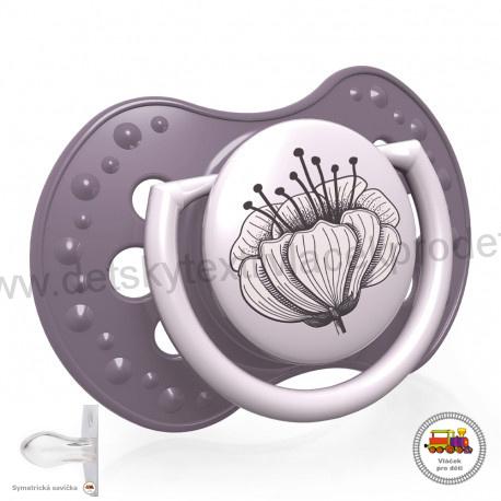 Dudlík silikonový dynamický LOVI BOTANIC 0-3 m 2ks 22/869 GIRL