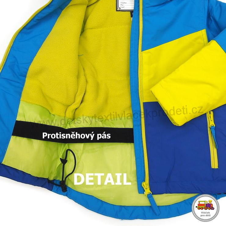 Bunda zimní dětská Kugo B2995 modrá /var.2/ vel. 80