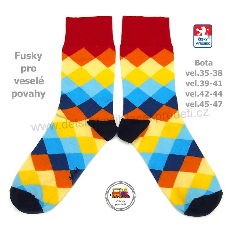 Ponožky bavlněné Petr celokáro vel.boty 35-38