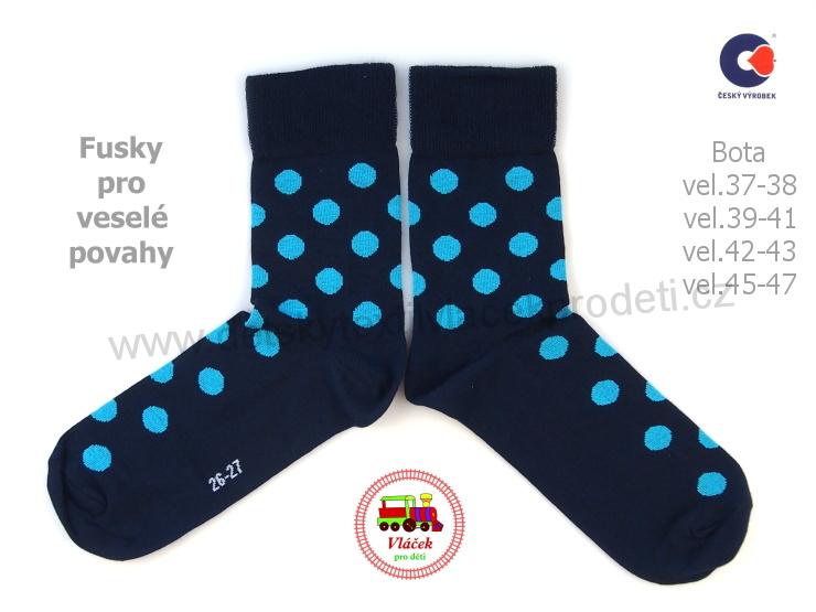 Ponožky bavlněné Petr véčkové pruhy vel.boty 35-38