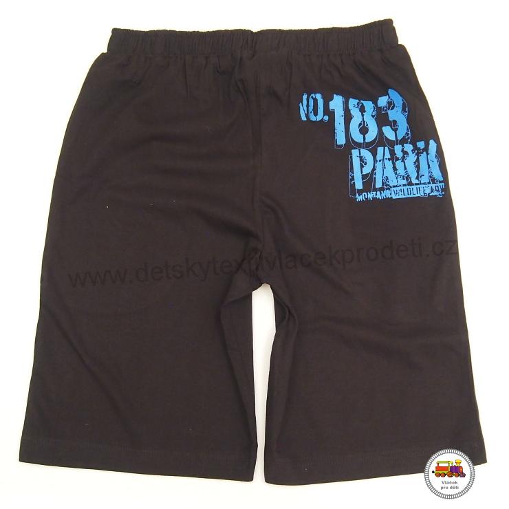 Chlapecké šortky/bermudy COONOOR 19-004 černé s modrou vel.160