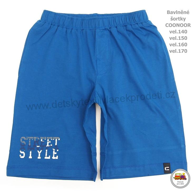 Chlapecké šortky/bermudy COONOOR 20-051 modré vel.160