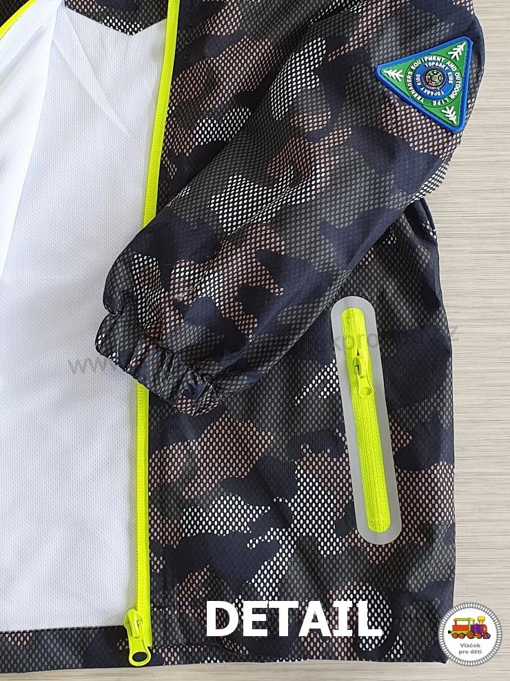 Bunda šusťáková Kugo B-2812 khaki vel. 98