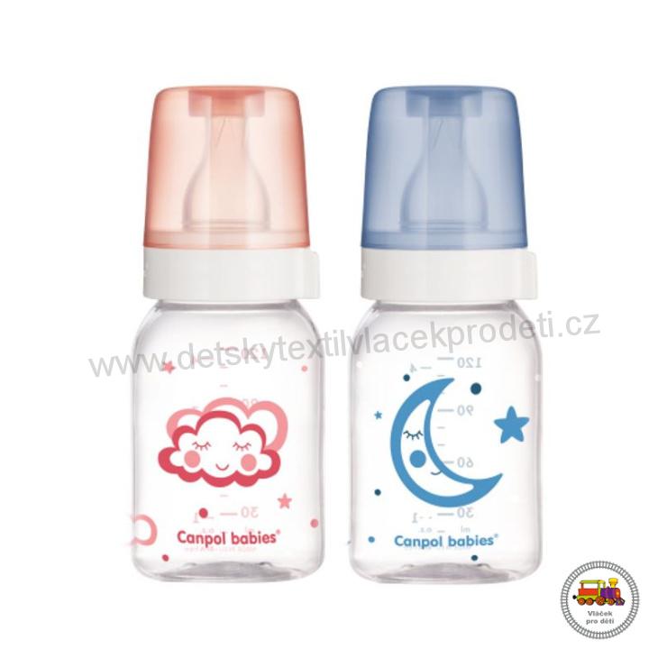 Lahev skleněná s úzkým hrdlem NIGHT DREAMS 120ml 42/102 modrá