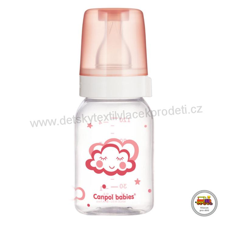 Lahev skleněná s úzkým hrdlem NIGHT DREAMS 120ml 42/102 růžová