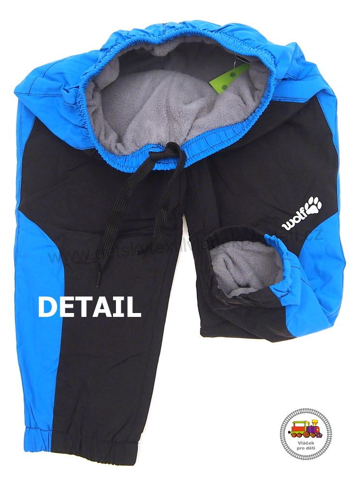 Kalhoty šusťákové zateplené Wolf B2171 modrofialové vel. 80
