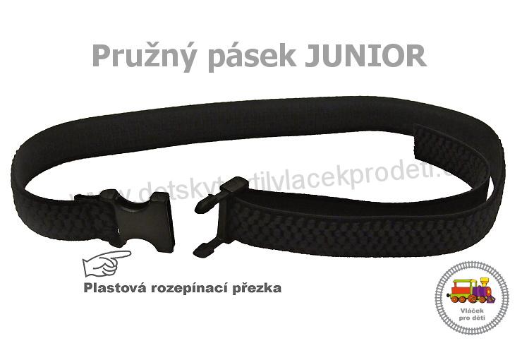 Dětský pásek pružný JUNIOR /18/ neonově růžový