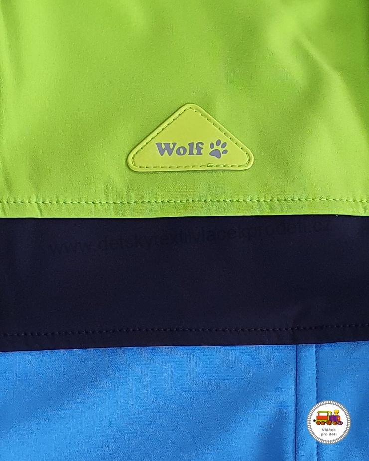 Softshellová bunda nezateplená Wolf B2265 světle modrá /V1/ vel.128-134