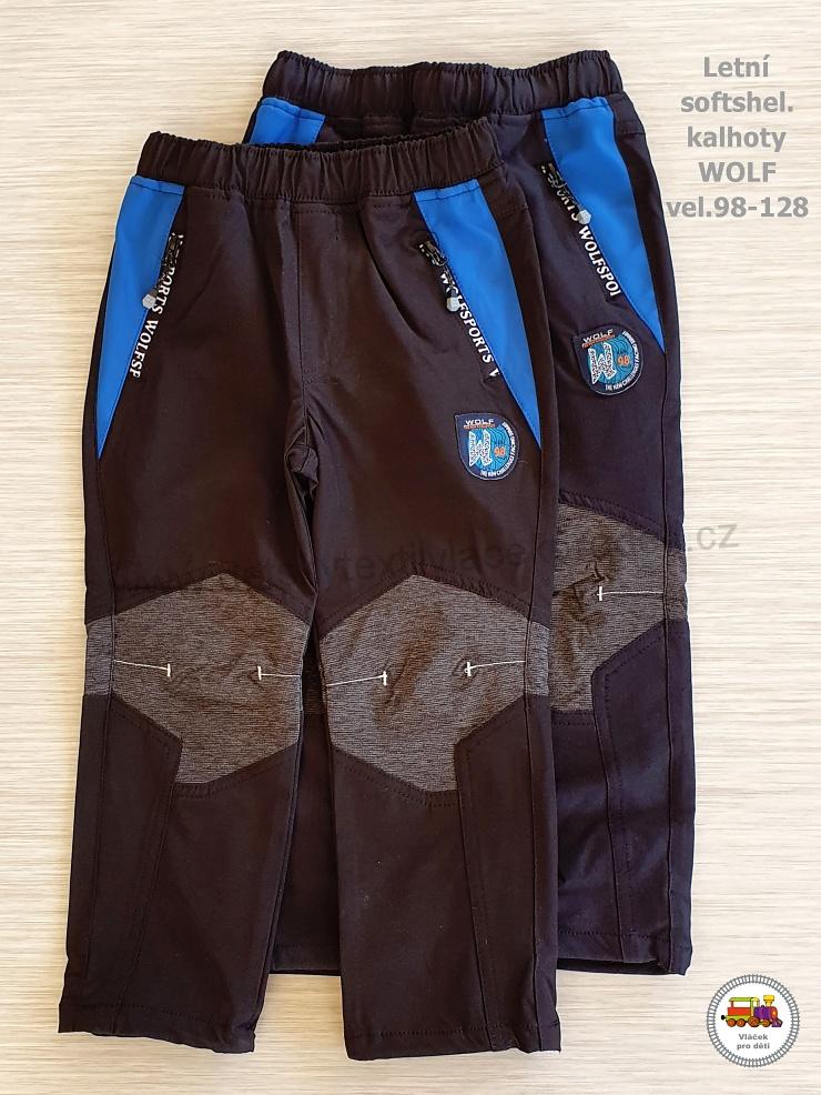 Softshellové kalhoty letní Wolf B2286 černé vel. 98