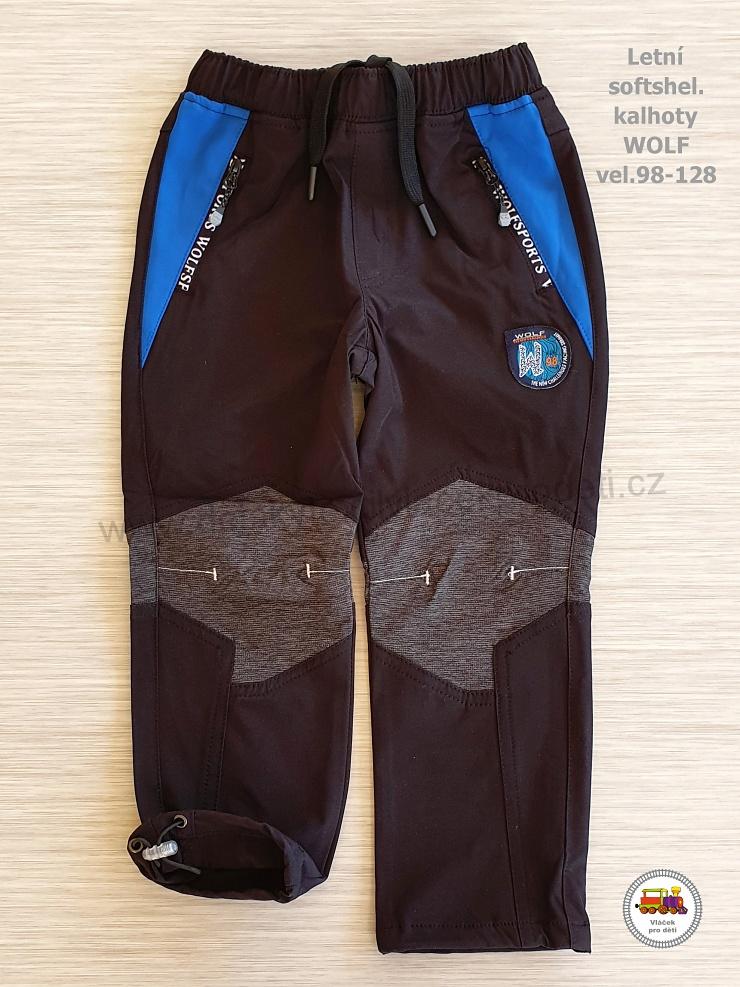 Softshellové kalhoty letní Wolf B2286 černé vel. 98