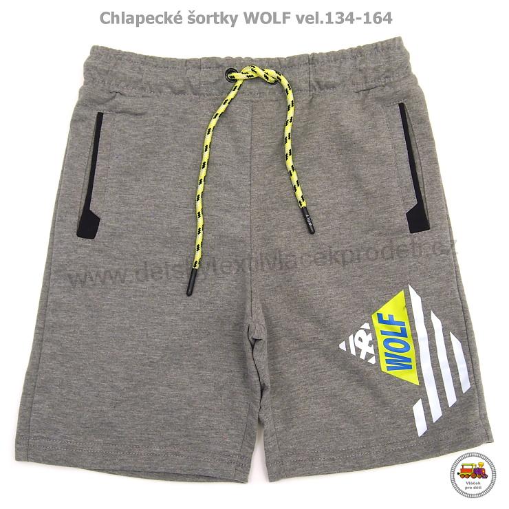 Chlapecké šortky/kraťasy Wolf T2233A Wolf šedé vel.140