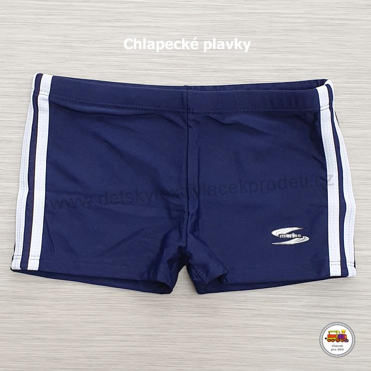Chlapecké plavky MARISS OCEAN /980/ modré s pruhy vel.104-110