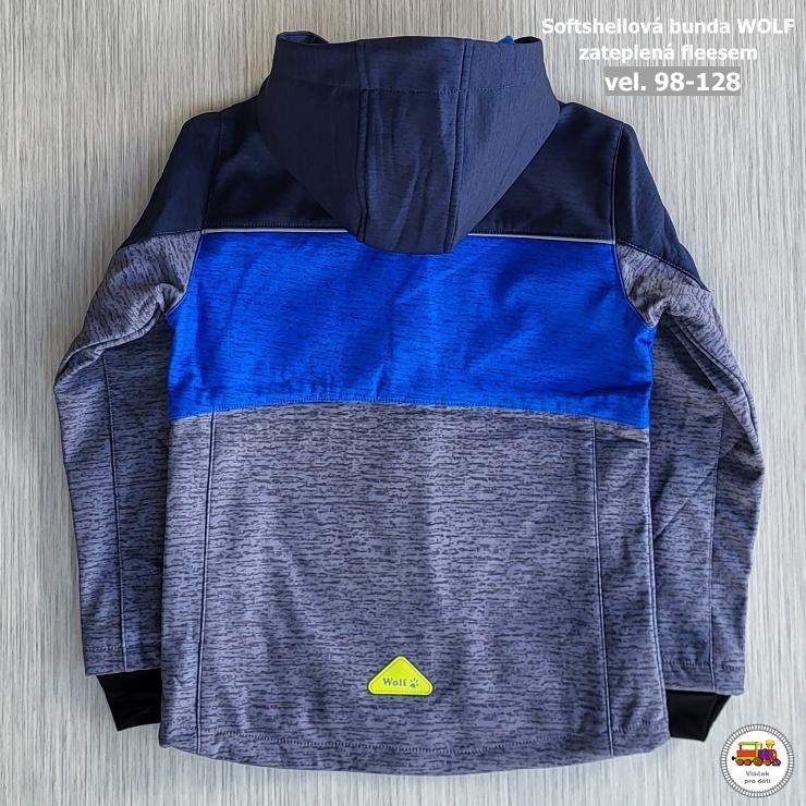 Softshellová bunda zateplená Wolf B2268 /V1/ vel.110-116