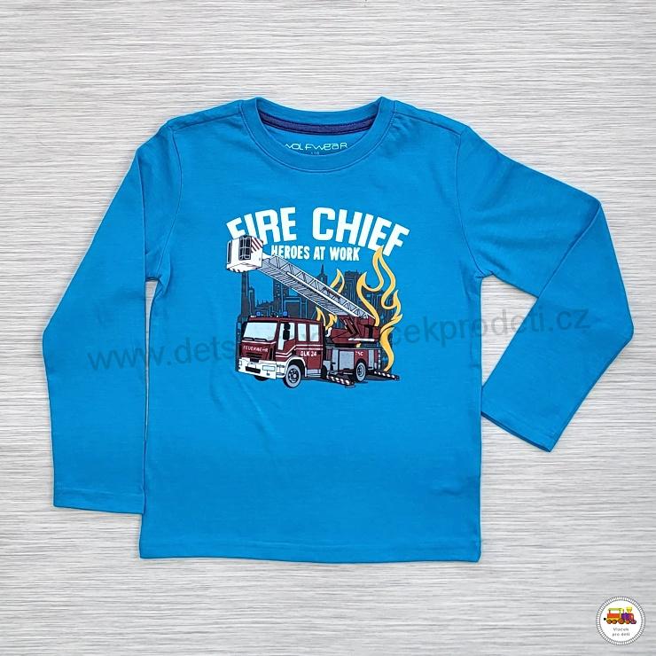 Chlapecké tričko Wolf S2231B HASIČI modrá vel.98