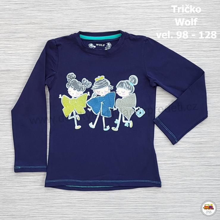 Dívčí tričko Wolf S2241B FRIENDS modré vel.104