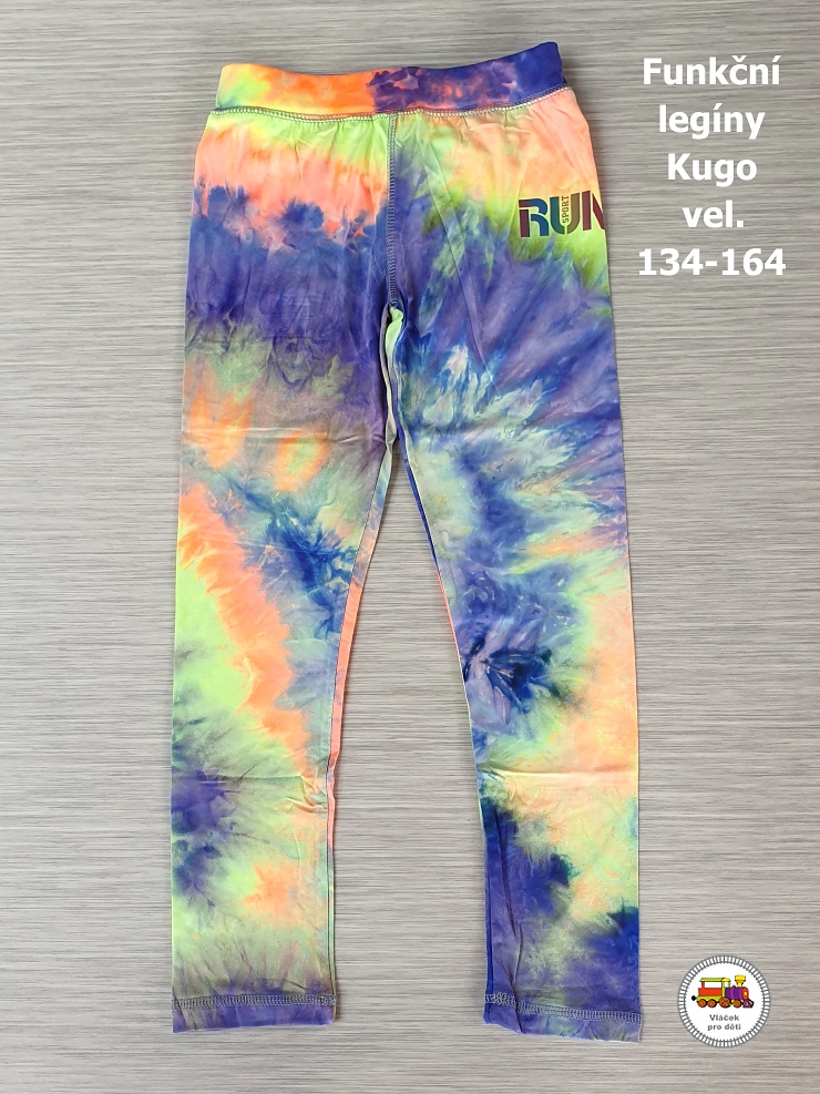 Legíny dívčí duhové Kugo FL-6780Q /var.2/ vel.158