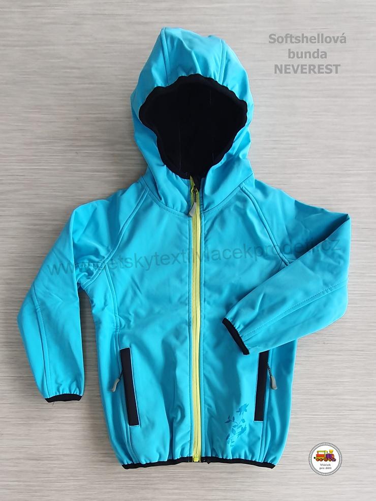 Softshellová bunda dívčí Neverest I-41802cc modrá vel.110