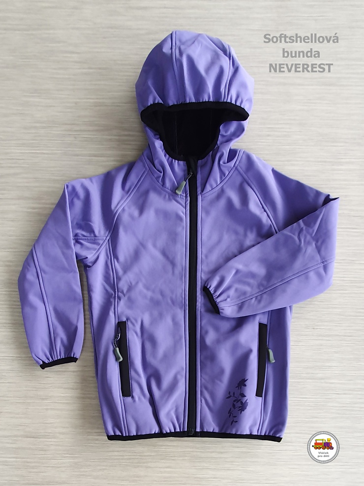 Softshellová bunda dívčí Neverest I-41802cc fialová vel. 98