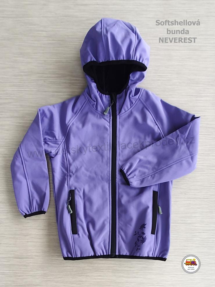 Softshellová bunda dívčí Neverest I-41802cc fialová vel. 98