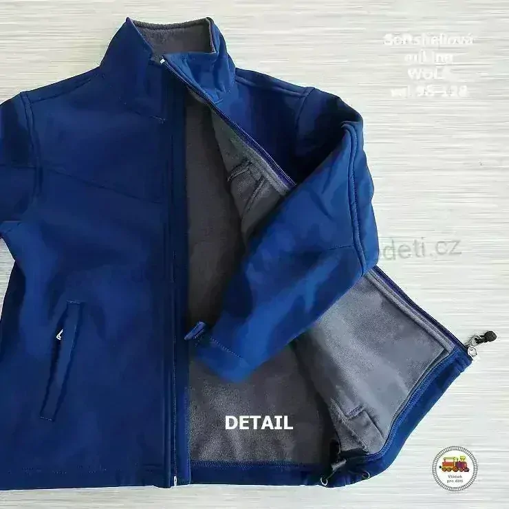 Mikina softshellová chlapecká Wolf B2297 tmavší modrá vel. 98