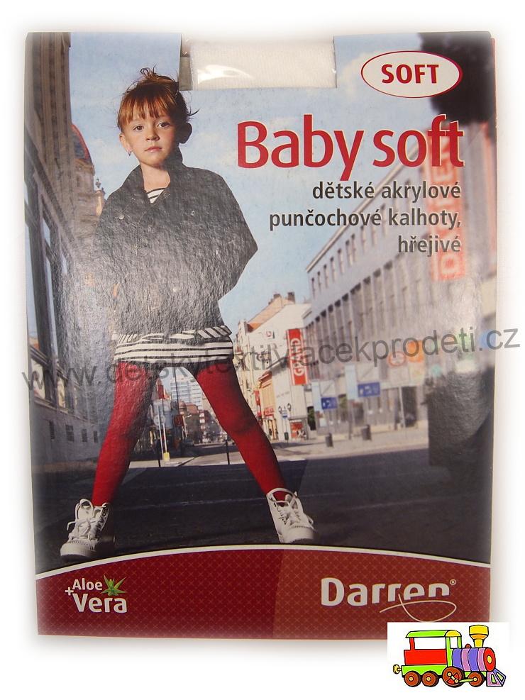 Dívčí punčocháče akrylové Darren bílé vel.115-125