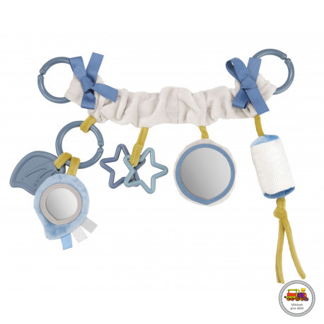 Závěsná hračka na kočárek/autosedačku PASTEL FRIENDS 68/072 šedá