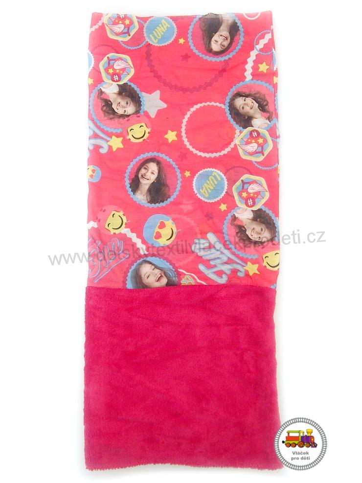 SLEVA-Nákrčník, šála, šátek růžový Soy Luna 850-335 tm. růžový