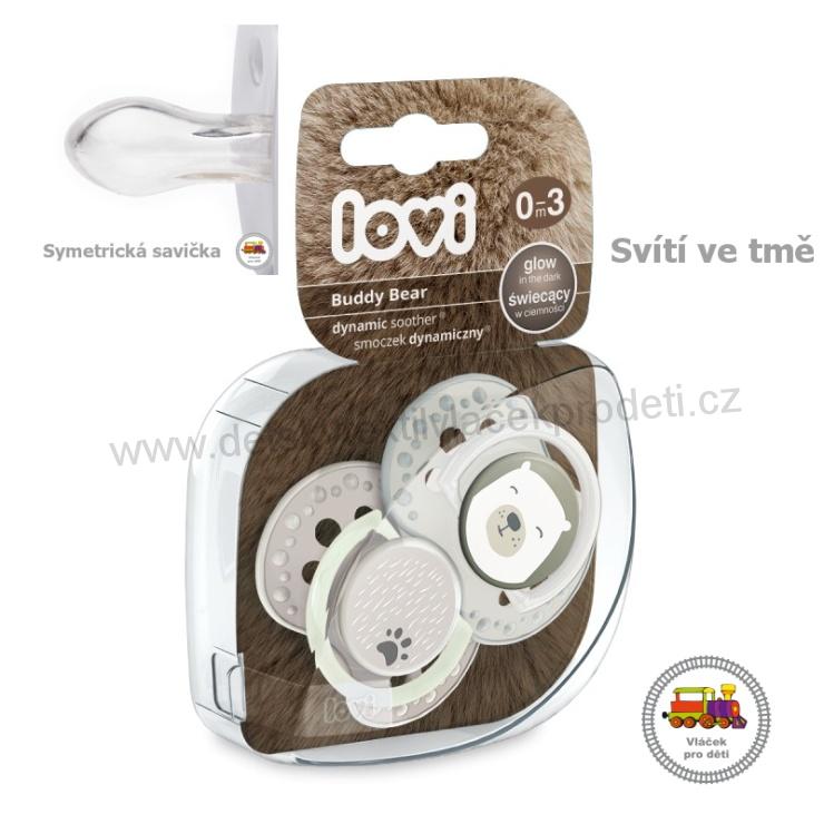 Šidítko sil. dynam. LOVI BUDDY BEAR 6-18m 2ks 22/865
