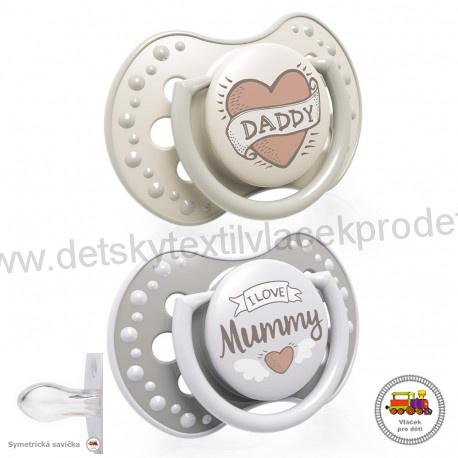 Dudlík silikonový dynamický LOVI I LOVE 6-18 m 2ks 22/868