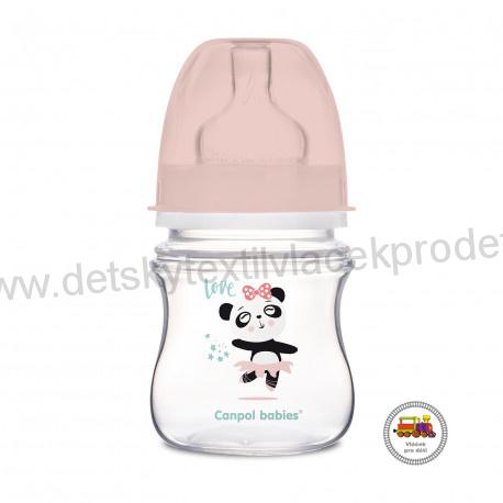 Láhev se širokým hrdlem EXOTIC ANIMALS 120 ml 35/220 růžová