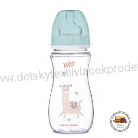 Láhev se širokým hrdlem EXOTIC ANIMALS 300ml mintová 35/222