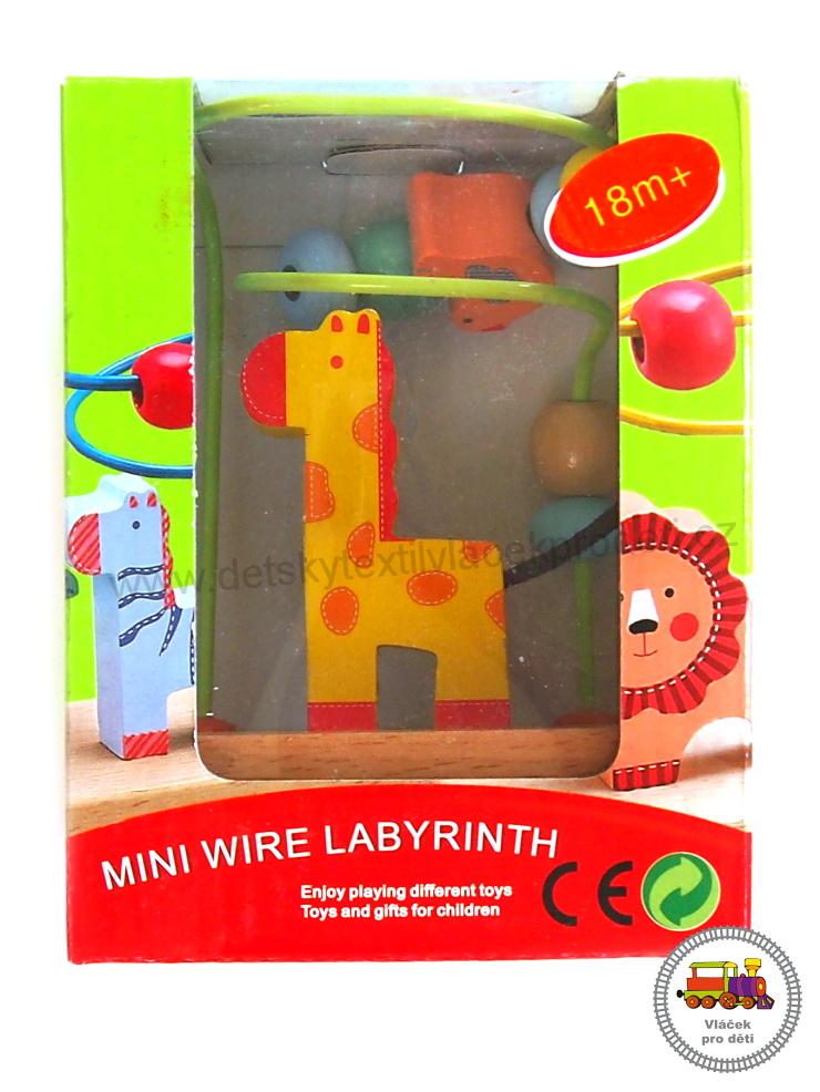 Labyrint Žirafa dřevěná 040869